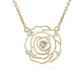 9K I2 (I) Diamond Gold Necklace (Ornaments by de Melo)
