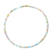 Fancy Beryl Silver Necklace (Riya)