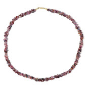 Fancy Spinel Silver Necklace