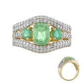 14K Colombian Emerald Gold Ring (AMAYANI)