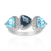 London Blue Topaz Silver Ring
