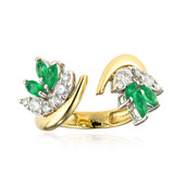 18K AAA Zambian Emerald Gold Ring (de Melo)