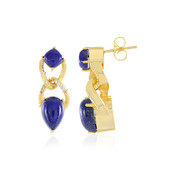 Lapis Lazuli Brass Earrings (Juwelo Style)