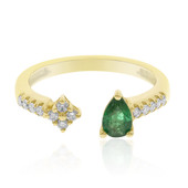 10K Zambian Emerald Gold Ring