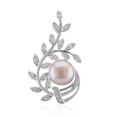 Pink Freshwater Pearl Silver Pendant (TPC)