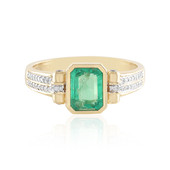 14K Zambian Emerald Gold Ring (SUHANA)