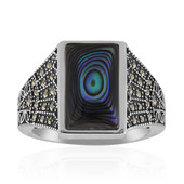 Abalone Shell Silver Ring (Annette classic)