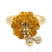 18K Yellow Ceylon Sapphire Gold Ring (Estée Collection)