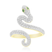 14K Zambian Emerald Gold Ring (Annette)