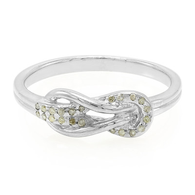 Champagne Diamond Silver Ring (Molloy)