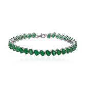 Zambian Emerald Silver Bracelet (Molloy)