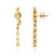 18K SI1 Yellow Diamond Gold Earrings (de Melo)