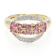 10K Unheated Padparadscha Sapphire Gold Ring (Molloy)