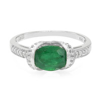Bahia Emerald Silver Ring