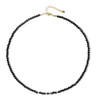 Black Tourmaline Silver Necklace