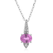 14K Pink Sapphire Gold Necklace (CIRARI)