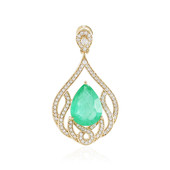 14K Russian Emerald Gold Pendant (AMAYANI)