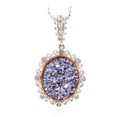 Tanzanite Silver Necklace (Dallas Prince Designs)
