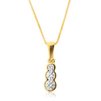 18K SI Diamond Gold Necklace