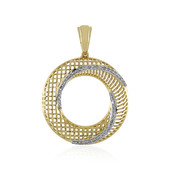 9K I4 (J) Diamond Gold Pendant (Ornaments by de Melo)