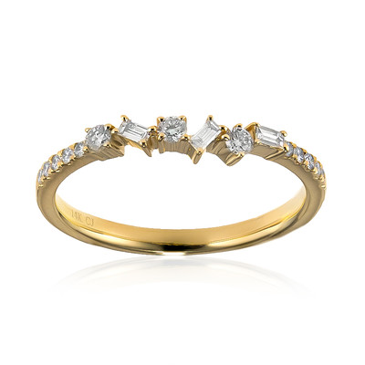 14K SI2 (H) Diamond Gold Ring (CIRARI)