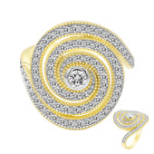 14K SI1 (G) Diamond Gold Ring (Annette)