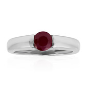 Kenyan Ruby Silver Ring