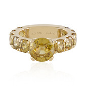 9K Yellow Zircon Gold Ring (de Melo)