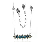 London Blue Topaz Silver Necklace (Dallas Prince Designs)