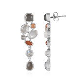 Silver Moonstone Silver Earrings (KM by Juwelo)