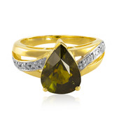 9K Cuprian Tourmaline Gold Ring