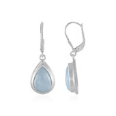 Aquamarine Silver Earrings (MONOSONO COLLECTION)