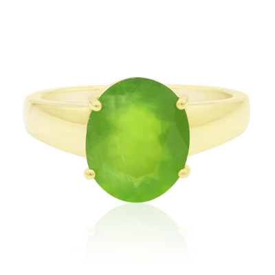 9K Brazilian Green Opal Gold Ring