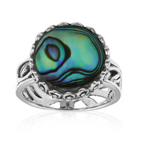 Abalone Shell Silver Ring (Art of Nature)
