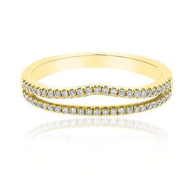 14K SI1 (H) Diamond Gold Ring
