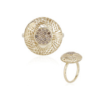 9K I1 Brown Diamond Gold Ring (Ornaments by de Melo)