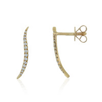18K Flawless (F) Diamond Gold Earrings (LUCENT DIAMONDS)