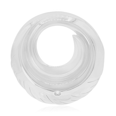 White Topaz Silver Pendant (MONOSONO COLLECTION)