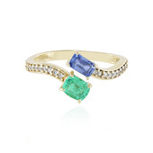 9K Russian Emerald Gold Ring (Adela Gold)