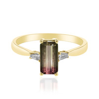 14K Bi Colour Tourmaline Gold Ring (CIRARI)