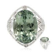 Esperanza Green Amethyst Silver Ring