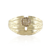 9K I2 Champagne Diamond Gold Ring (de Melo)