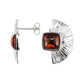 Baltic Amber Silver Earrings (MONOSONO COLLECTION)