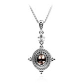 Morganite Silver Necklace (Dallas Prince Designs)
