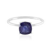 Madagascar Blue Sapphire Platinum Ring