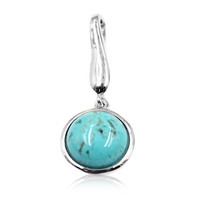 Tyrone Turquoise Silver Pendant