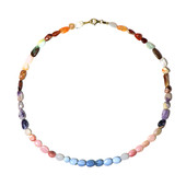 Opal Silver Necklace (Riya)