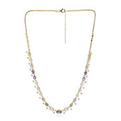 18K Fancy Sapphire Gold Necklace (CIRARI)