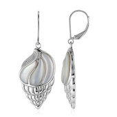 Mother of Pearl Silver Earrings (Art of Nature)