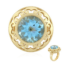 Sky Blue Topaz Silver Ring (Memories by Vincent)